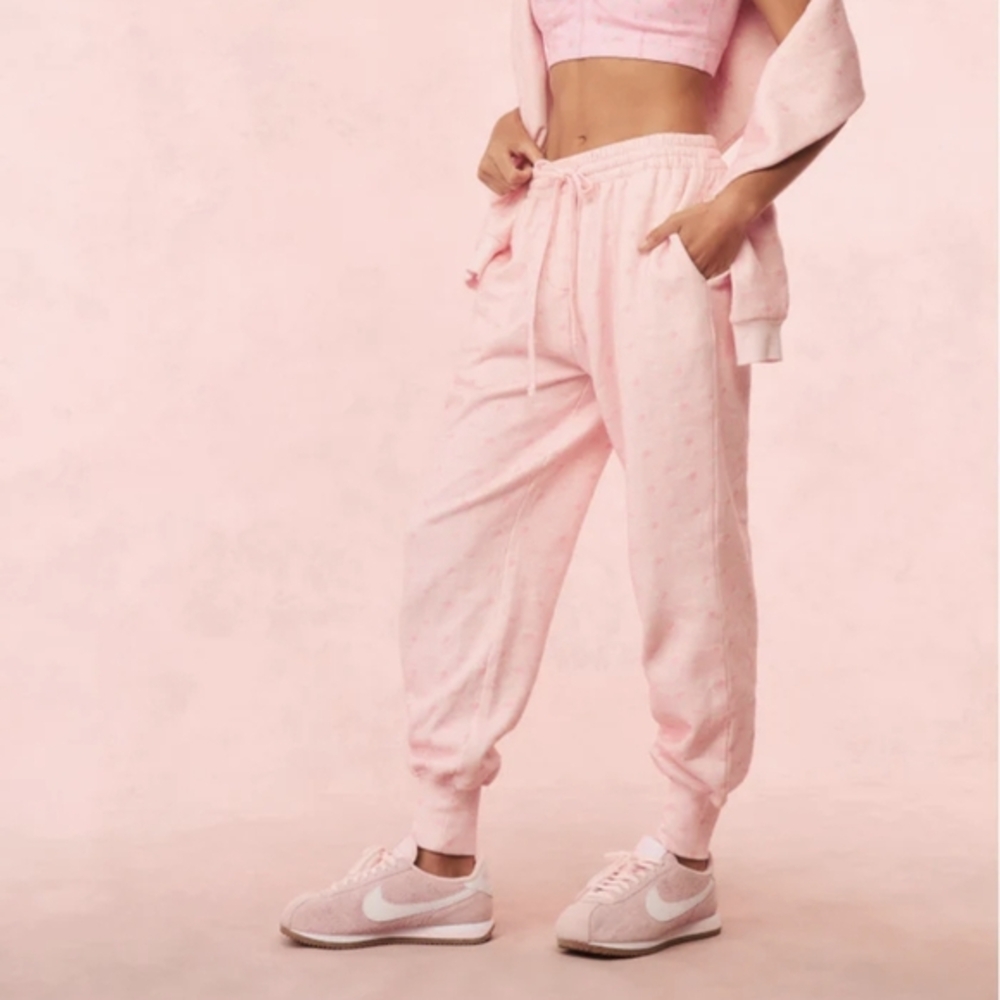 LoveShackFancy Lolana Sterling Dusk Sweatpants NWT Sz M
